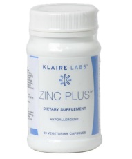 Klaire Voedingssupplementen zink plus 60 capsules