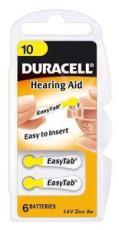 Duracell Gehoorbatterijen Easytab Geel 10 6 stuks