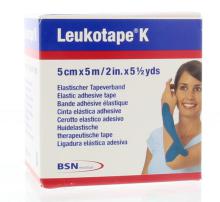 Leukoplast Leukotape K 5 m X 5.0 cm blauw 1st