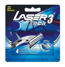 Laser Tech 3 Scheermesjes 4 stuks