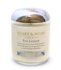 Heart & Home Grote Geurkaars - Frisse Linnen 1st