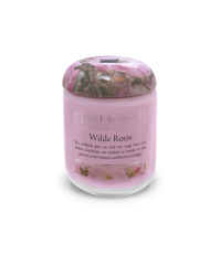 Heart & Home Middelgrote Geurkaars - Wilde Roos 1st