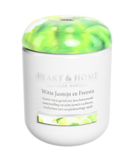 Heart & Home Grote Geurkaars - Witte Jasmijn & Freesia 1st