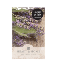 Heart & Home Geursachet - Lavendel En Salie 1st