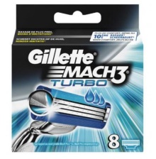 Gillette Mach3 turbo mesjes 8st