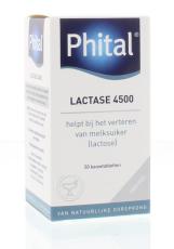 Phital Lactase 4500 Aardbei  50 kauwtabletten