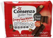 Consenza Crispy choco wafers 64.5g