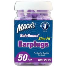 Macks SafeSound Slim Fit Oordopjes 50 Stuks