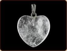 Ruben Robijn Hanger hart 20 mm bergkristal 1 stuk