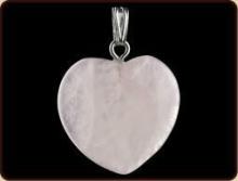 Ruben Robijn Hanger hart 20 mm roze kwarts 1 stuk