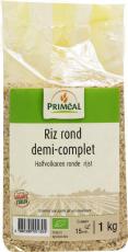 Primeal Halfvolkoren ronde rijst 1000g