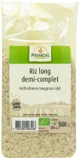 Primeal Halfvolkoren langgraan rijst 500g
