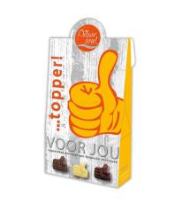 Voor Jou Chocolade Duimpjes Topper 100g