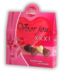 Voor Jou Chocolade hartjes XXX 100g