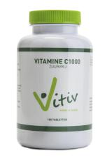 Vitiv Vitamine C1000 zuurvrij 100tb