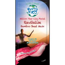 Earth Kiss Gezichtsmasker revitalise bamboo sheet 24g