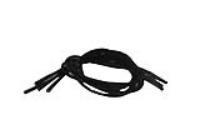 Essentials Schoenveters Elastic Zwart 4 Stuks