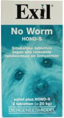 Exil No-Worm Hond Small 2 tabletten