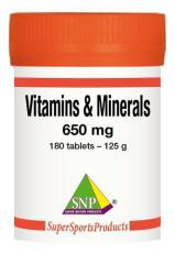 SNP Vitamins minerals complex 180tb