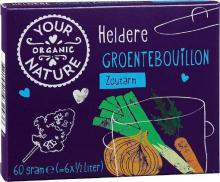Your Organic Nature Heldere groentebouillon zoutarm 60g