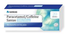 Sanias Paracetamol Coffeine 500/50 mg 20 tabletten