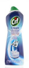Cif Cream schuurmiddel ultra white met bleek 750ml
