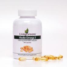 Livinggreens Omega 3 Visolie 1000 mg 180capsules