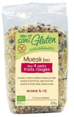 Ma Vie Sans Muesli haver / rijst 4 rode vruchten glutenvrij 375G