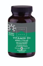 Terranova Green child vitamin D3 400 IU 50 capsules