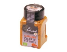 It's Amazing Curcuma Zwarte Pepermix Bio 40 Gram