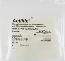 Advancis Actilite manuka non adhesive 10 x 10 1 stuk