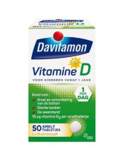 Davitamon Vitamine D Smelttabletten Kinderen 50 tabletten