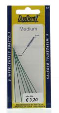 Duodent Interdentaal borstel medium 0.9 6st