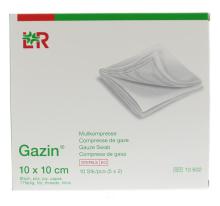 Gazin Gazin gaaskompres 10 x 10 steriel 5x2 stuks