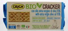 Crich Crackers olijfolie zonder zout blauw 250g