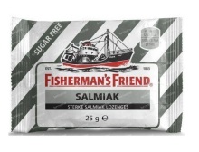 Fishermansfriend Salmiak Wit-Zwart Suikervrij 1 stuk