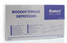 Romed Tongspatel hout 150 x 18 mm 100
