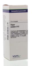 VSM Hepar sulphur D12 20ml