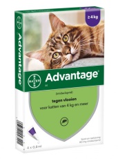 Advantage Dier Kat 80  4 Stuks 