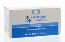 Heka Alcoholdoekjes 6.5 x 3cm 100st