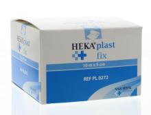 Hekaplast Fix pleister 10 m x 5 cm met schutvel 1rol