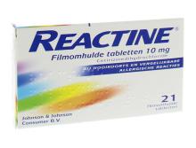 Reactine Cetirizine 10mg 21 tabletten 