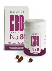Cannamedic CBD Capsules Nr.8 3 mg 100 capsules 