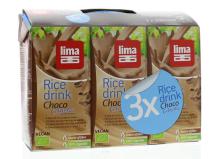 Lima Rice Drink Choco Calcium 3 pakjes