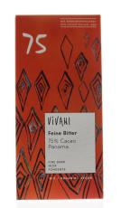 Vivani Chocolade puur 75% 10 x 80g