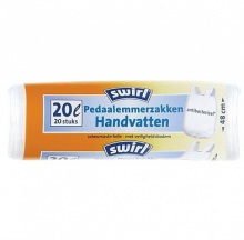 Swirl Afvalzakken Handvatten 20 liter 1 rol