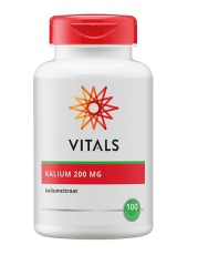 Vitals Kalium Citraat 200mg 100 capsules