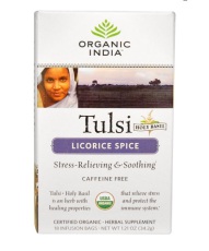 Organic India Thee Tulsi Licorice Spice  25stuks