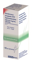 Healthypharm Kinderneusdruppels HTP Xylometazoline HCl 0,5 mg/ml 10ml