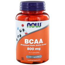 Now BCAA 800 mg 120 capsules